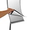 Azar Displays 8.5"W x 11"H Curved Metal Frame Floor Stand. Overall Height: 52" 300886 - alternate 2